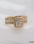 Ring Memoirering Doppelring mit 1,02ct TW-si Brillant in 585/14K Rosegold Gr. 53