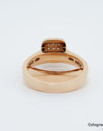 Ring Memoirering Doppelring mit 1,02ct TW-si Brillant in 585/14K Rosegold Gr. 53