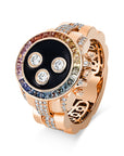 Ring 18 kt RG Uhr