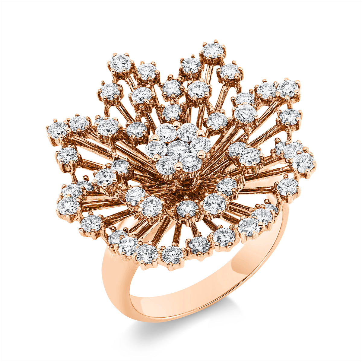 Ring 18 kt RG Blume/Blumen