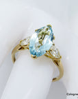 90ct Diamant in 750/18K Gelbgold Gr. 58