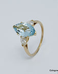 00ct Aquamarin und ca. 0