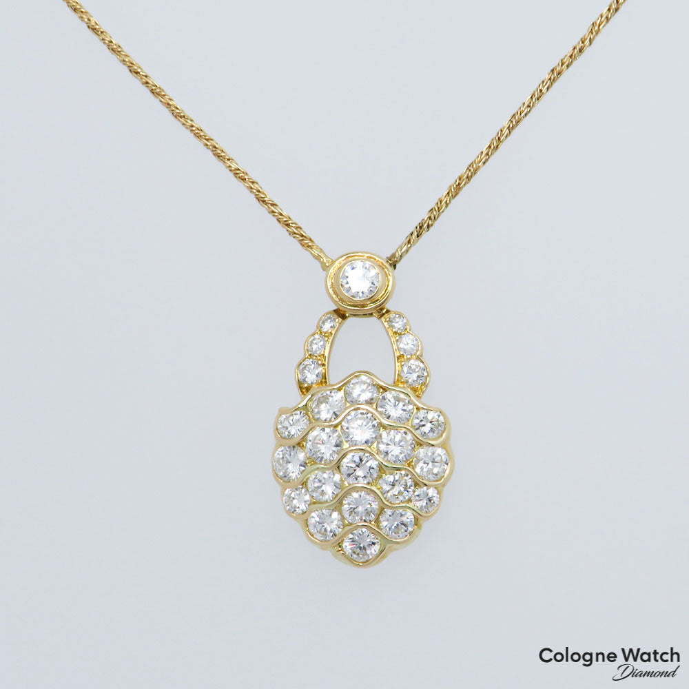 80ct TW-si Brillant in 750/18K Gelbgold Länge 45cm