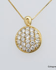 00ct W-si Brillant in 750/18K Gelbgold Länge 35cm