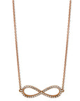 Collier 14 kt RG Infinity