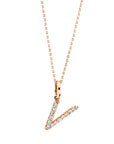 Collier 18 kt RG V