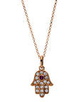 Collier 18 kt RG Hand