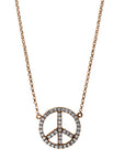 Collier 18 kt RG Peace