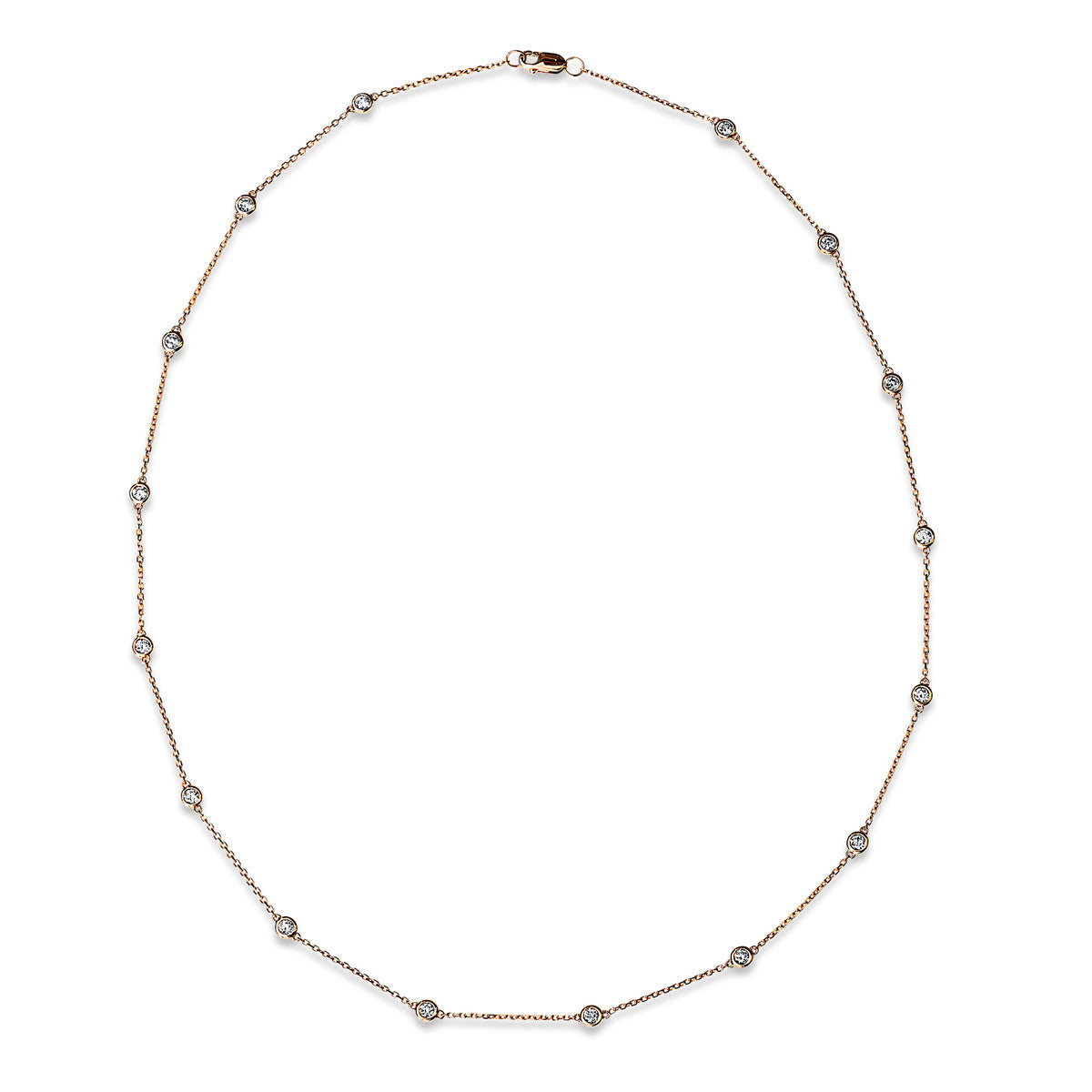 Collier 18 kt RG