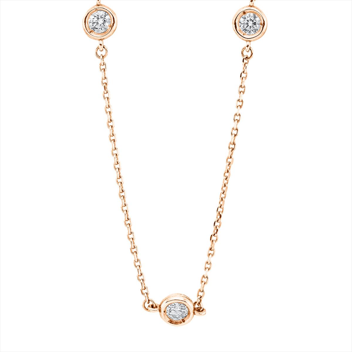 Collier 18 kt RG