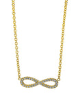 Collier 18 kt GG Infinity, mit ZÖ 40 cm + 42.5 cm