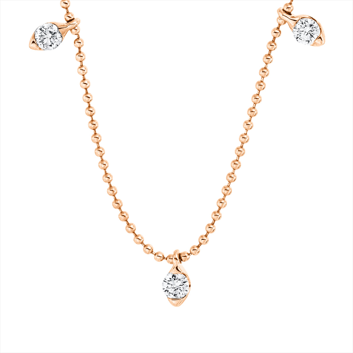 Collier 18 kt RG