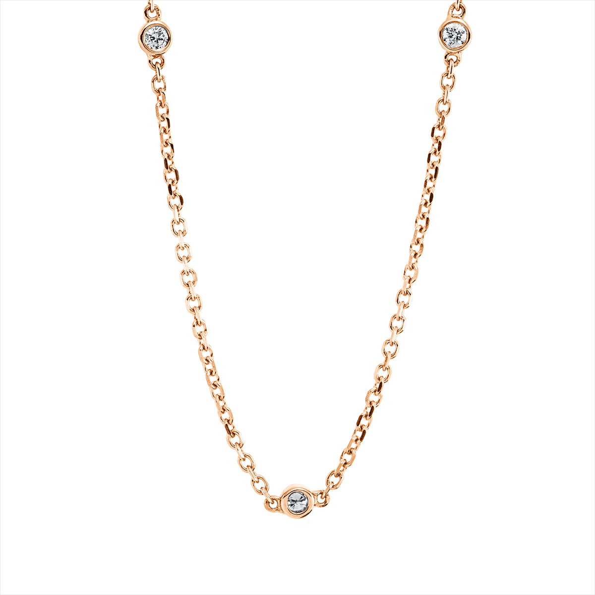 Collier 18 kt RG