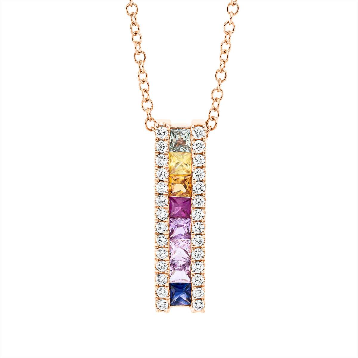 Collier 18 kt RG