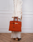 Hermès Birkin 35 aus Togo Leder