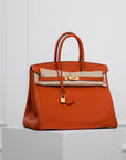 Hermès Birkin 35 aus Togo Leder