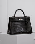 Hermès Kelly 35 Retourne aus Alligator Leder