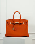 Hermès Birkin 35 aus Togo Leder