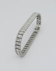 Armband mit 7,15ct TW-si Diamant in 750/18K Weißgold Lä. 17,5 cm