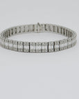 Armband mit 7,15ct TW-si Diamant in 750/18K Weißgold Lä. 17,5 cm