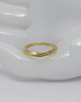 Ring mit 0,23ct TW-si Brillant in 750/18K Gelbgold Gr. 53