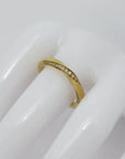 Ring mit 0,23ct TW-si Brillant in 750/18K Gelbgold Gr. 53