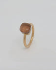 Pomellato Nudo Petit Ring mit Rosenquarz Besatz in 750/18K Rosegold Gr. 54