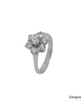 Ring mit ca. 0,80ct W-p1 Brillant in 750/18K Weißgold Gr. 52