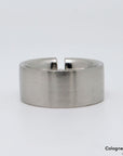 Ring Spannring Bandring mit ca. 0,05ct TW-vs Brillant 950`er Platin Gr. 55