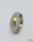 C'est Laudier Elefant Ring in 950`er Platin + 18K Gelbgold Gr. 59