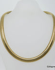 Kette Collier Halsreif in 585/14K Gelbgold Länge 43 cm