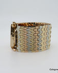 Armband Teppichmuster Vintage in 585/14K Weiß-/Gelb und Rosegold massiv