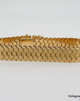 Armband Teppichmuster Vintage in 750/18K Gelbgold Länge 19,0 cm