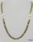 Kette / Collier mit ca. 0,50ct W-si Brillant 585/14K Weiß-/Gelbgold Länge 43cm