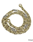 Kette / Collier mit ca. 0,50ct W-si Brillant 585/14K Weiß-/Gelbgold Länge 43cm