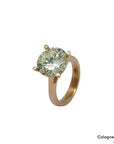 Ring Solitärring mit 7,14ct VS 1 - leight yellow Brillant in 750/18K Rosegold DPL Expertise