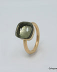 Pomellato Nudo Big Ring mit Prasiolith Besatz in 750/18K Rosegold Gr. 57