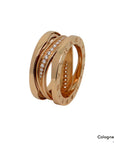 Bvlgari B-Zero 1 Ring mit 0,20ct Brillant 750/18K Rosegold Gr. 55 mit Box und Papieren