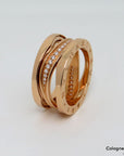 Bvlgari B-Zero 1 Ring mit 0,20ct Brillant 750/18K Rosegold Gr. 55 mit Box und Papieren