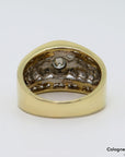 Ring mit ca. 0,80ct W-si Brillant in 585/14K Weiß-/Gelbgold Gr. 57