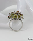 Ring mit ca. 9,00ct Diamant teils fancy in 750/18K Weißgold Gr. 52