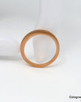 Ring Halber Memoirering mit 0,10ct H-si Brillant in 750/18K Rosegold Gr. 51