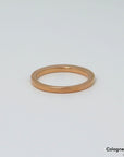 Ring Halber Memoirering mit 0,10ct H-si Brillant in 750/18K Rosegold Gr. 51