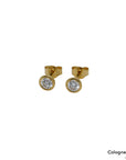 Ohrstecker Zarge mit 0,54ct TW-vsi Brillant in 750/18K Gelbgold