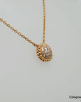 Van Cleef & Arpels Collier Anhänger Perlée 0,34ct Brillant 750/18K Roségold UVP.: 7.800,-€