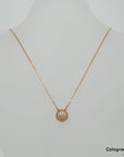 Van Cleef & Arpels Collier Anhänger Perlée 0,34ct Brillant 750/18K Roségold UVP.: 7.800,-€