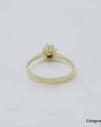 Ring Solitärring mit 0,21ct TW-vsi Brillant in 585/14K Gelbgold Gr. 55