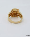 Ring mit ca. 1,14ct TW-vsi Diamant in 750/18K Gelbgold Gr. 51