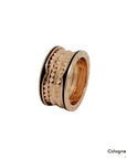 Bvlgari B-Zero 1 Rock 4-Band Ring mit Onyx 750/18K Rosegold Gr. 61 Box + Papiere UVP.: 3.900,-€