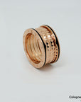 Bvlgari B-Zero 1 Rock 4-Band Ring mit Onyx 750/18K Rosegold Gr. 61 Box + Papiere UVP.: 3.900,-€